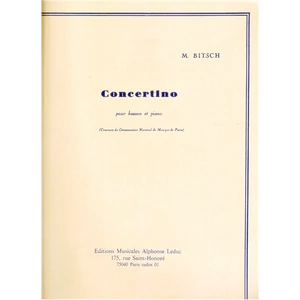 CONCERTINO POUR BASSON ET PIANO