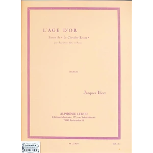 L'AGE D'OR POUR SAXOPHONE ALTO ET PIANO  EXTRAIT DE "LE CHEVALIER ERRA
