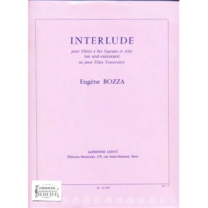 INTERLUDE POUR FLUTES Á BEC SOPRANOET ALTO