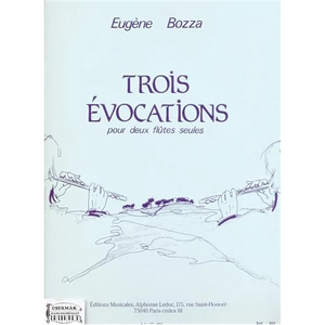 TROIS ÉVOCATIONS POUR 2 FLUTES SEULES