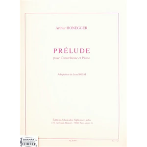 PRÉLUDE POUR CONTRABASSE ET PIANO