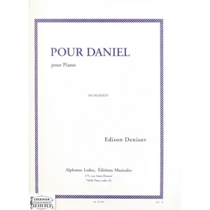 POUR DANIEL POUR PIANO