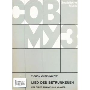 LIED DES BETRUNKENEN FÜR TIEFE STIMME UND KLAVIER