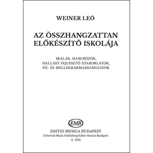 Weiner Leó, Az összhangzattan előkészítő iskolája