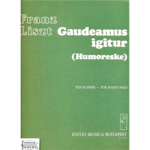 GAUDEAMUS IGITUR  (HUMORESKE) FORPIANO SOLO  /KÜLÖNNYOMAT/