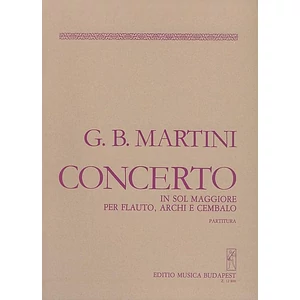 Martini, Giovanni Battista, Concerto G-dúr