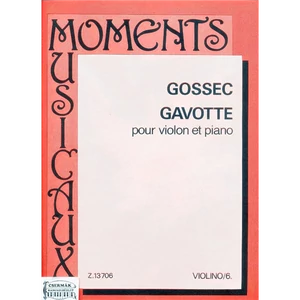 GAVOTTE  HEGEDŰRE ÉS ZONGORÁRA