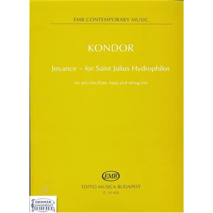 JOYANCE-FOR SAINT JULIUS HYDROPHILOS  FOR PICCOLO/FLUTE, HARP AND STRI