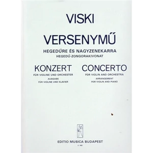 VERSENYMŰ HEGEDŰRE ÉS NAGYZENEKARRA.HEGEDŰ-ZONGORAKIVONAT