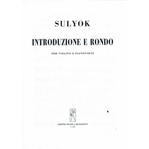 INTRODUZIONE E RONDO HEGEDŰRE ÉS ZONGORÁRA