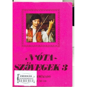 NÓTASZÖVEGEK 3.