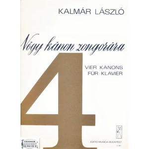 NÉGY KÁNON ZONGORÁRA