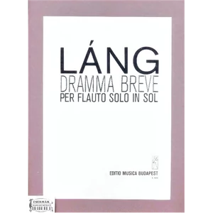 DRAMMA BREVE PER FLAUTO SOLO IN SOL