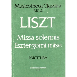 MISSA SOLENNIS (ESZTERGOMI MISE) PARTITURA