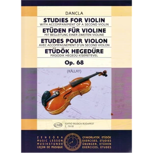 ETŰDÖK HEGEDŰRE,MÁSODIK HEGEDŰ KÍSÉRETÉVEL OP.68.