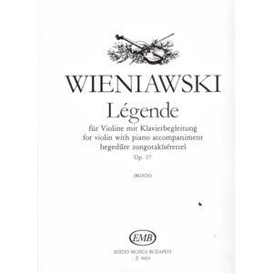 LEGENDA OP.17.HEGEDŰRE ZONGORAKÍSÉRETTEL