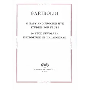Gariboldi, Giuseppe, 30 etűd fuvolára kezdőknek és haladóknak