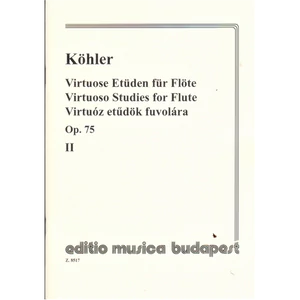 VIRTUÓZ ETŰDÖK FUVOLÁRA OP.75. II.