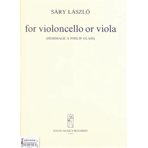 FOR VIOLONCELLO OR VIOLA (1977)/HOMMAGE Á PHILIP GLASS/