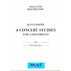 4 CONCERT STUDIES FOR 4 TROMBONES