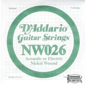 Elektromos gitárhúr D'Addario NW026