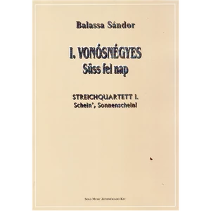 I.VONÓSNÉGYES SÜSS FEL NAP OP.53.PARTITÚRA