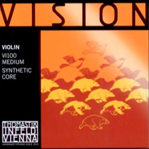 Hegedűhúr Thomastik Vision Solo D shynthetic core - aluminium bevonattal 