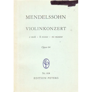 VIOLINKONZERT E-MOLL OP.64. /A/