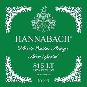 Klasszikusgitár húrkészlet Hannabach 815LT Low Tension silver special