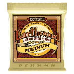 Akusztikus gitárhúrkészlet Ernie Ball médium 13-56