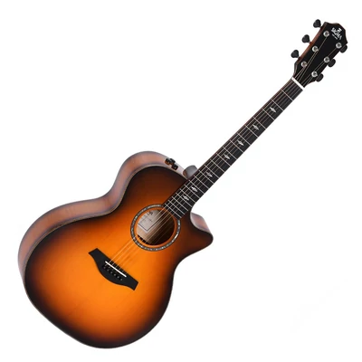 Sigma akusztikus gitár eletronikával, flameburst