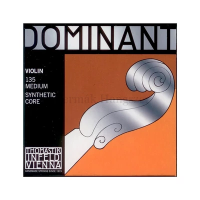 Hegedűhúr darab Thomastik Dominant D 132A ezüst