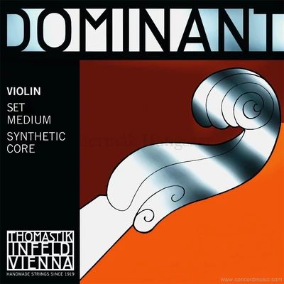 Hegedű húrkészlet Thomastik Dominant médium