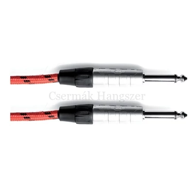 Gitárkábel 6 m  6,3 jack- 6,3 jack