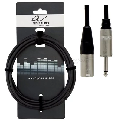 Hangfalkábel  6,3 mm Mono jack - XLR (m)