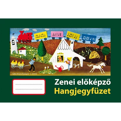 Zenei előképző Hangjegyfüzet