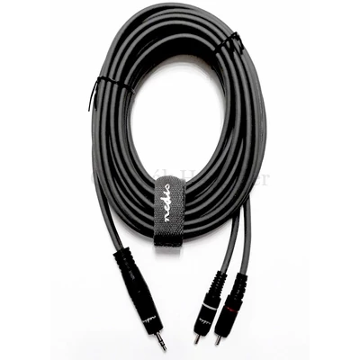 Jelkábel Y 3.6 jack 2xRCA apa