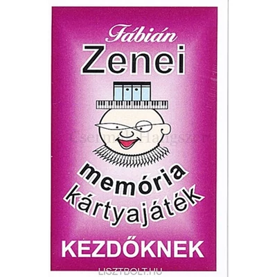 Zenei memória kártyajáték kezdőknek