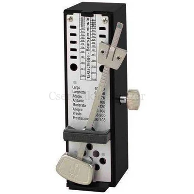Metronom mechanikus, Taktel Mini, fekete 