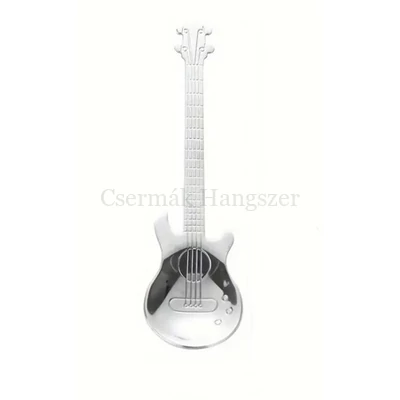 Kanál, rozsdamentes acélból, gitár formájú 