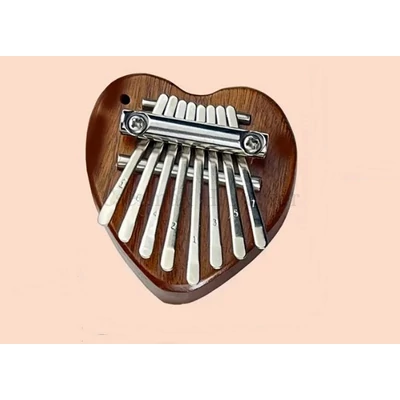 Kalimba 8 hangú, Mini szív forma