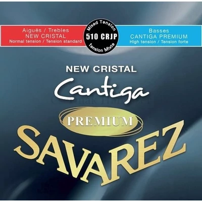 Klasszikusgitár húrkészlet Savarez New Cristal Cantiga medium Premium 510CRJP