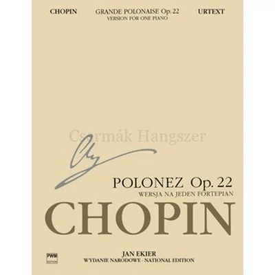 Chopin,Grande Polonaise Op.22 for one piano,Urtext