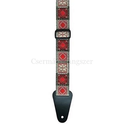 Gitárpánt  FireStone piros ezüst fekete