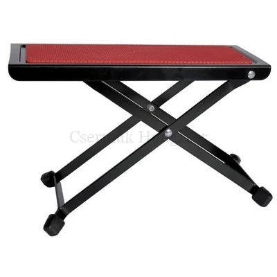 Gitár lábtartó zsámoly, BSX vörös