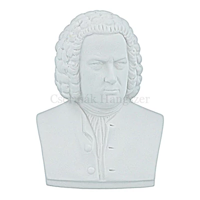Mellszobor Bach, porcelán