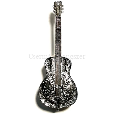 Kitűző. gitár, Dobro 1000