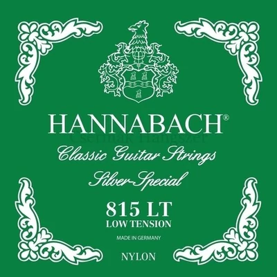Klasszikusgitár húrkészlet Hannabach 815LT Low Tension silver special