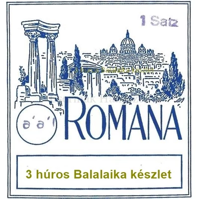 Balalajka 3 húros húrkészlet