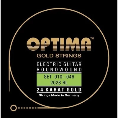 Elektromosgitár húrkészlet Gold Strings  - arany húr